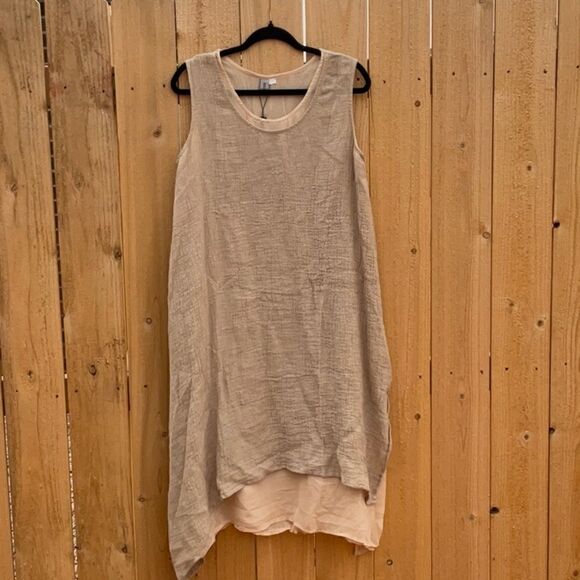 Take 50% OFF- Outline Sleeveless Dress, Size-L - Picture 1 of 11